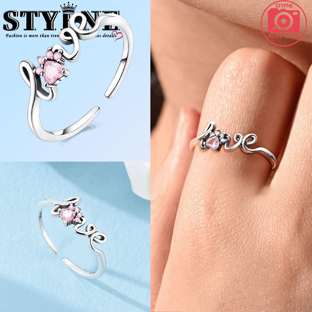 Copper Craft Authentic Shining Couples Heart Ring Women'S Anniversary Gift Engagement Rings For Women Mens Jewelry