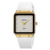 Langjue Fashion Square Men'S Watch Selection Men'S Watch Simple Quartz Watch Men'S Silicone Strap Watch