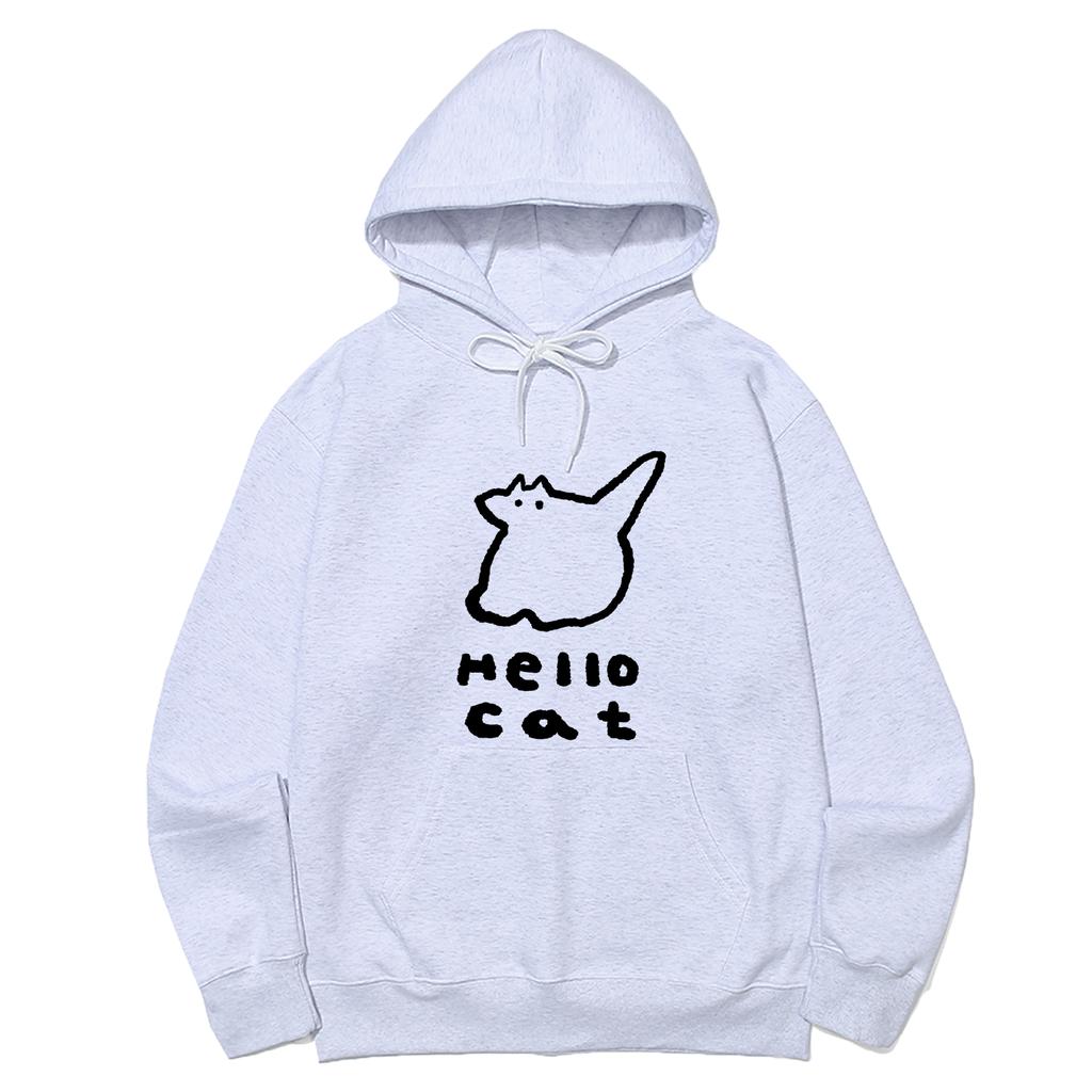 Say Hello Cat Hoodie_3 Color