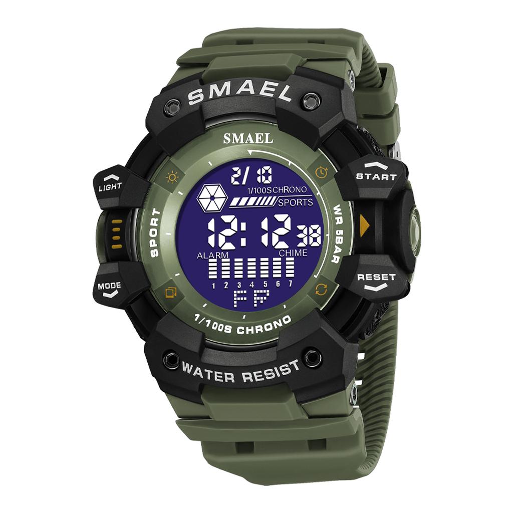 Men Watches Luxury Man Military Watch 8050 Waterproof Big Dial Fashion LED Backlight Sport Digital Watch For Men