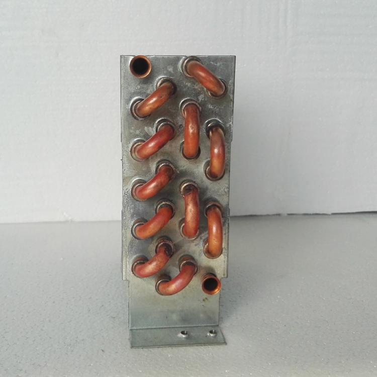 PURSWAVE CP4x6x120 Mini Fin Space Copper Tube Condenser Heat Exchanger with 12V24V220V Fan 120*120*50mm 600W Nominal Capacity