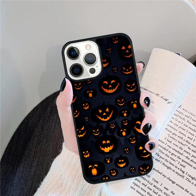 BOO! Happy Halloween Pumpkin Coque Shell For iPhone 17 Air 15 16e 14 13 12 Pro Max 11 Pro Max Plus Phone Case Cover