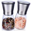 Glass Salt And Pepper Mill, 2 Pieces, 13.5 Cm