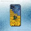 Sunflower Art V-Van G-Gogh  Phone Case For iPhone 17,16,15,14,13,12,11,Pro,Max,Plus,E,Air,Mini Protective TPU Cover