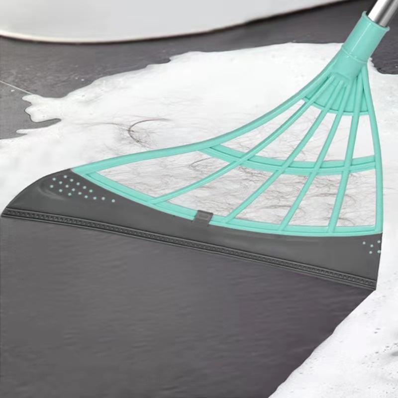 Multifunction Magic Broom 2-in-1 Sweeper Easily Dry the Floor and Remove Dirt Hangable Handle Design for Home  Office