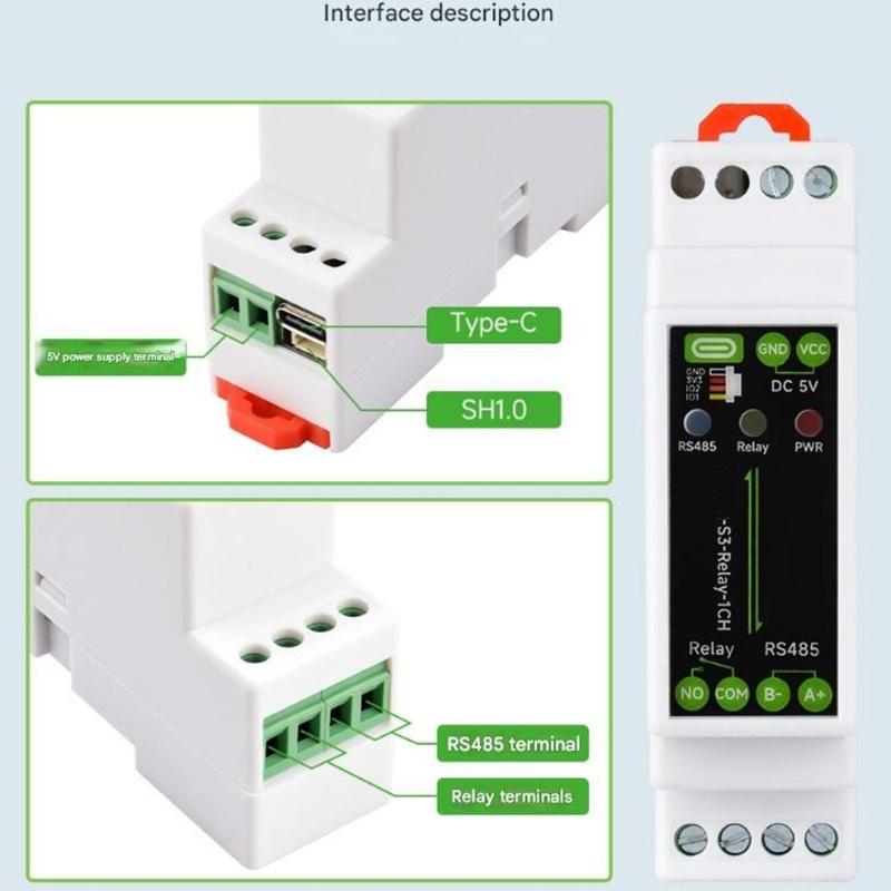 ESP32-S3 Industrial Controller Board Development Board RS485/CAN Interfaces Isolated Industrial Control Board Enduring