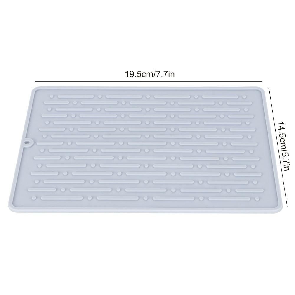 Soft Insulation Pad High Temperature Resistance Bathroom Mat Water Drain Cushion  Sink Use S