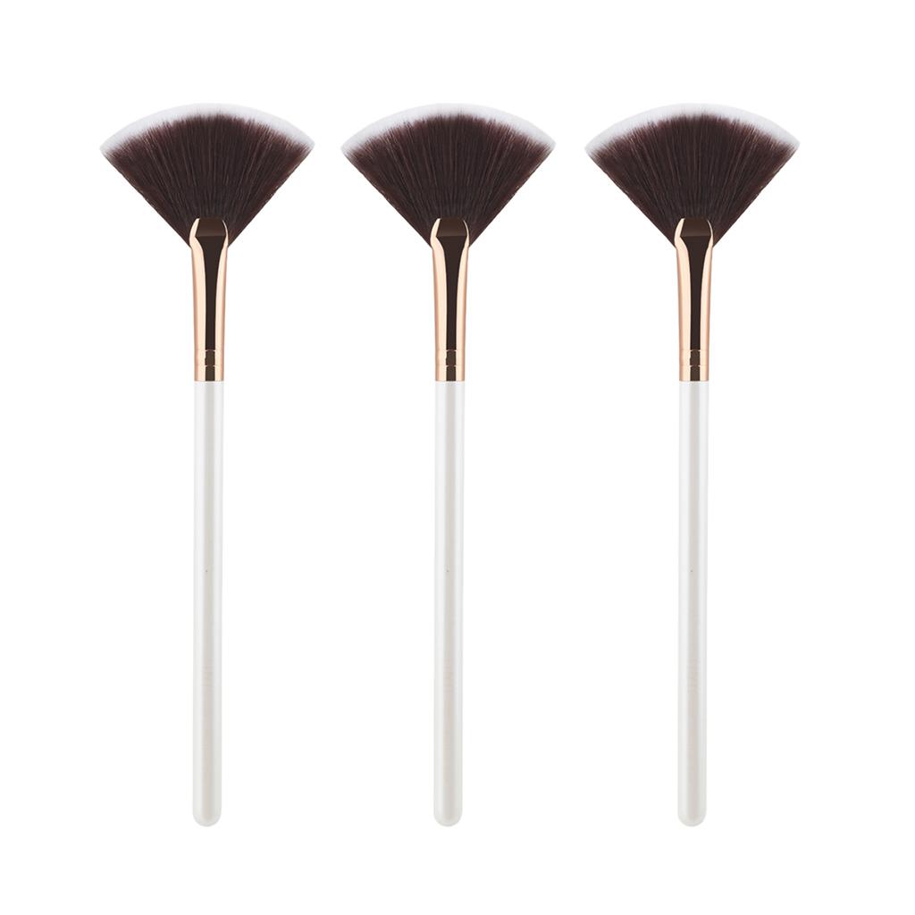 1/3/5/9Pcs Slim Soft Facial Fan Brush,Makeup Cosmetic Multi Use,Mask Brush Makeup Brush Tool Set