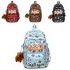 Capitn Capybara Anime Cartoon Nylon Backpack With Breathable Design For School Teens Special Characters Included