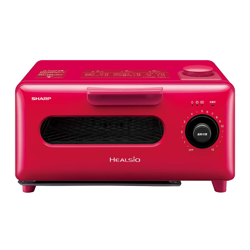 

Sharp Water Oven HEALSIO Gurie AX-H2-R (RED) [Japan Domestic Genuine Products]