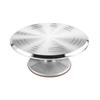 Aluminum Cake Decorating Turntable Set with Rotating Stand, Scraper, and Spatula