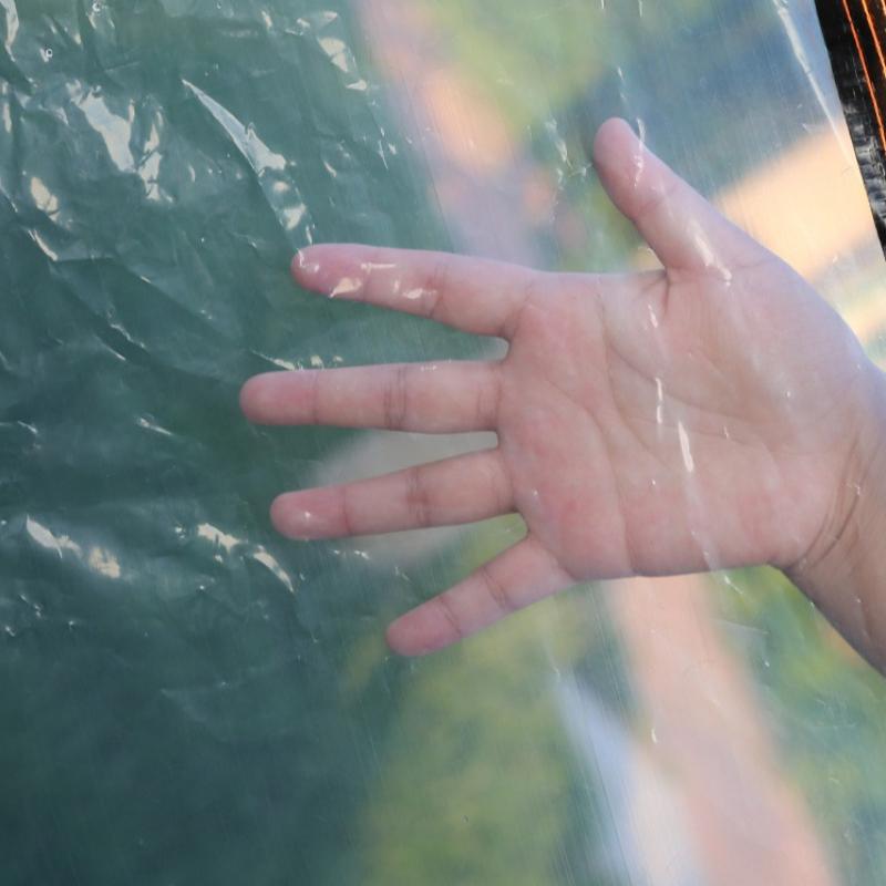 Transparent Rainproof Cloth Cold Proof Windproof Plastic Tarpaulin Multi Functional Protective Cover Suitable for Gardens Terraces Outdoor Adventures