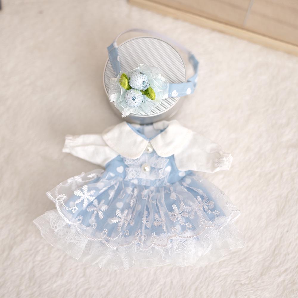 Mia Figur Puppe mit Jeans Latzhosen Set - Silikon Gelenkspielzeug