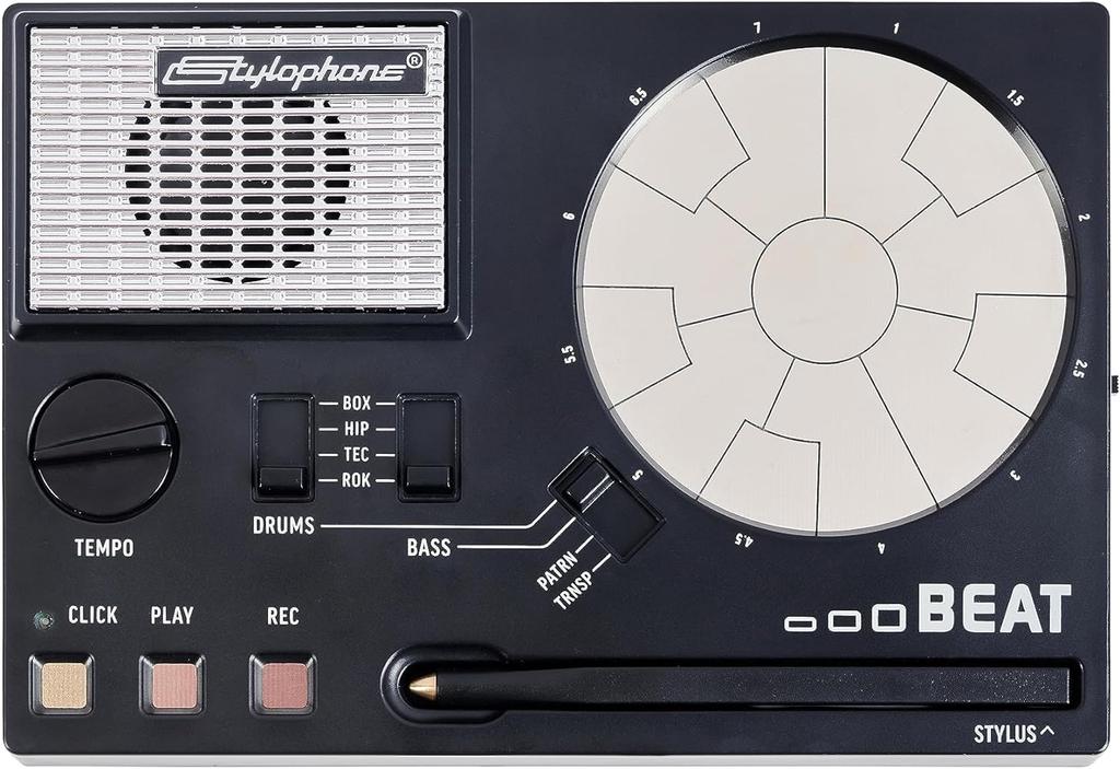 Stylophone Beat Instruction Manual Stylophone Beat Electronic Drum Kit Portable Drum Compact Electronic Musical Instrument Drum Machine Drum Kit Bass