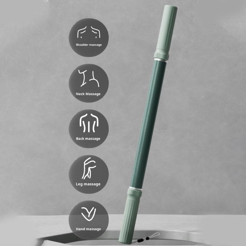 Premium Muscle Recovery Roller Steel Tube Heavy Duties Stainless Shafts Compacts For Gym Travel Exercise Pains Reliefs