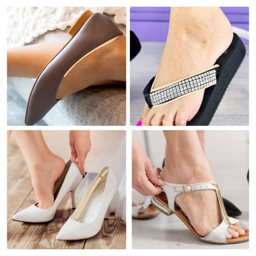 Nalaina 12-Piece Set of Heel Pads to Prevent Blisters, Prevent Slippage, and Protect Your Shoes from Slipping and Squeezing. Suitable for Women's Poin
