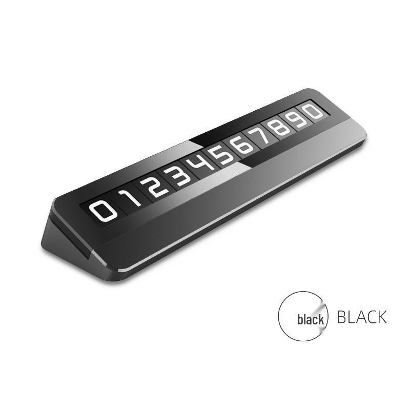 Placă de parcare temporară ascunsă creativă, plăcuță de înmatriculare metalică cu logo personalizat