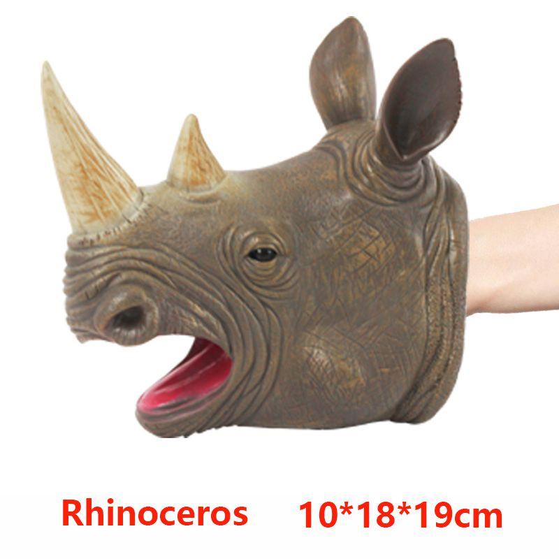 Realistic Animal Dinosaur Hand Puppet For Kids Soft Plastic Educational Toy