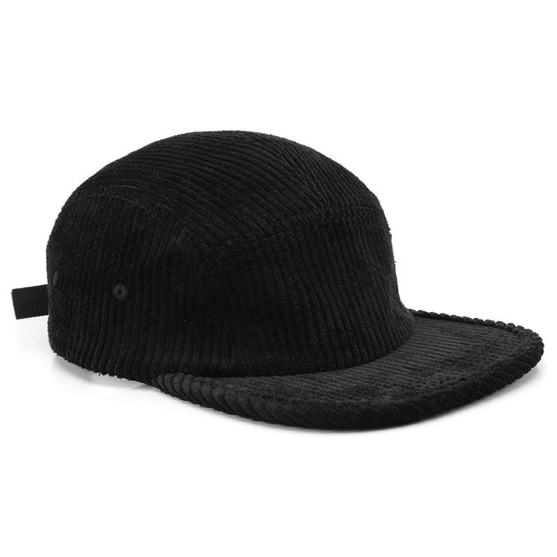 Hat Men's Retro Solid Color Light Board Corduroy Cap Outdoor Women's Travel Sunshade Warm Baseball Cap