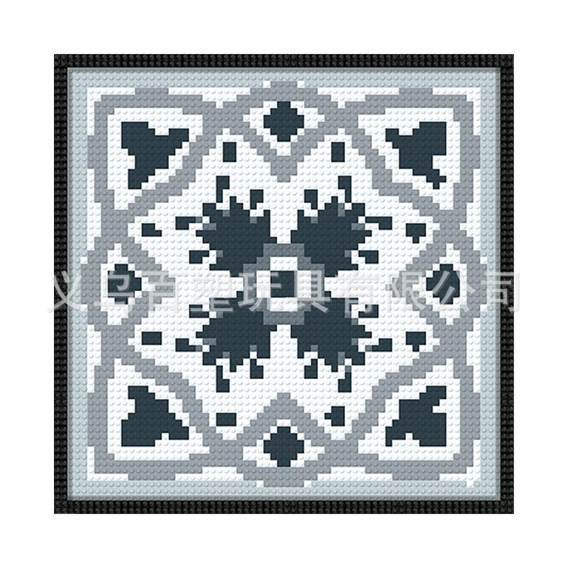 Bada Pixel Traditional Art 64x64 Dot Pattern Brick DIY Home Decoration