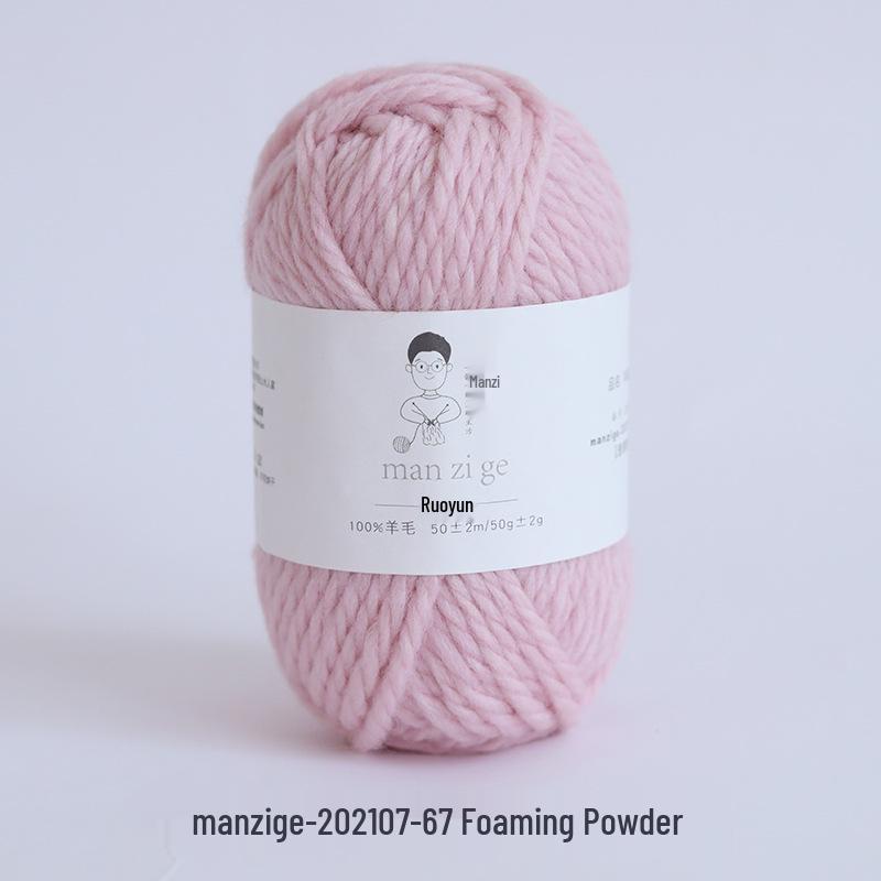 100% reine Wolle Grobgarn zum Handstricken von Mänteln, Schals und Pullovern - 5 mm dick