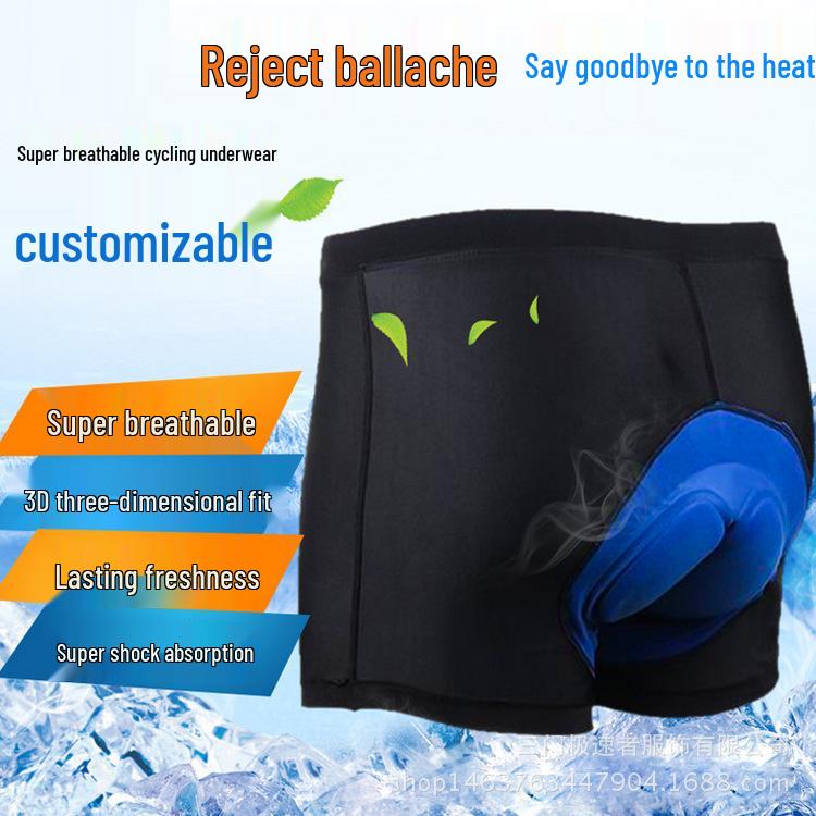 

Men s & Women s Breathable Shock-Absorbing Silicone Cycling Underwear Shorts XXXL