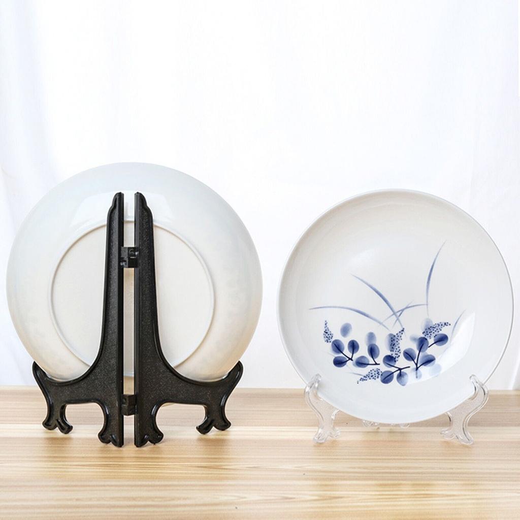 12pcs Plate Stands Iron Display Easel Photo Picture Bowl Dish Book Holders Frames