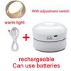Luz de Noite LED sem Fio com Sensor de Movimento Carregamento USB Luminária de Armário Mesa de Cabeceira Para Quarto Casa Armário Sensor Luzes Redondas