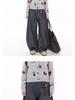 Unisex High-end Loose Straight-leg Scimitar Trousers - Spring Trendy, Floor-length Casual Pants