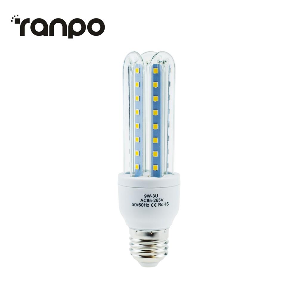 3W 5W 7W 9W 12W Energy Saving E27 LED Corn Light Bulbs U Tube Fluorescent Neon Flood Lights 220V 110V Home Lamps 360° Lighting
