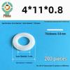 Thickened Nylon Plastic Flat Washer: Hard Plastic Gasket M2-M16