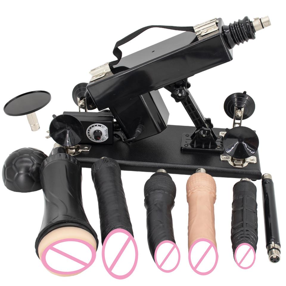 DTSUDU Sex Machine 3XLR Connector Accessory with Dildo and Suction Cup Love Machine Insertion Gun Machine for Couple Sex Game