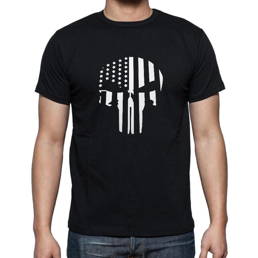 American Punisher T shirt Tee Funny S