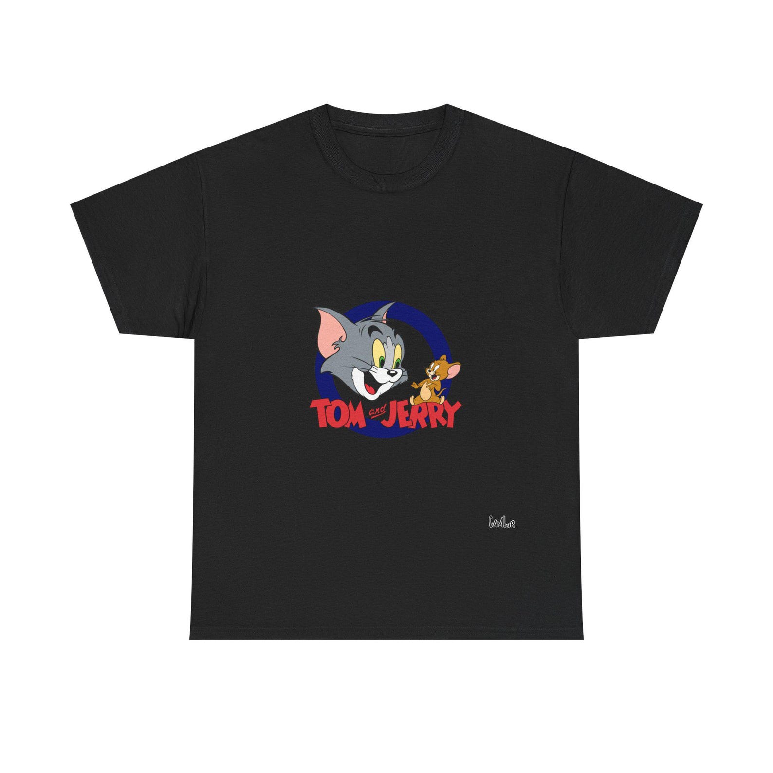 Tom and Jerry Unisex Heavy Cotton Tee S