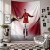 Cristiano Ronaldo Duvar Kilim Ev Dekorasyonu Yatak Odası Oturma Odası Arka Planı için Duvara Asılan Kumaş