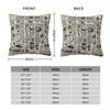 Comic Book Ads Square Pillowcase Polyester Linen Velvet Printed Zip Decor Pillow Case Home Cushion Cover