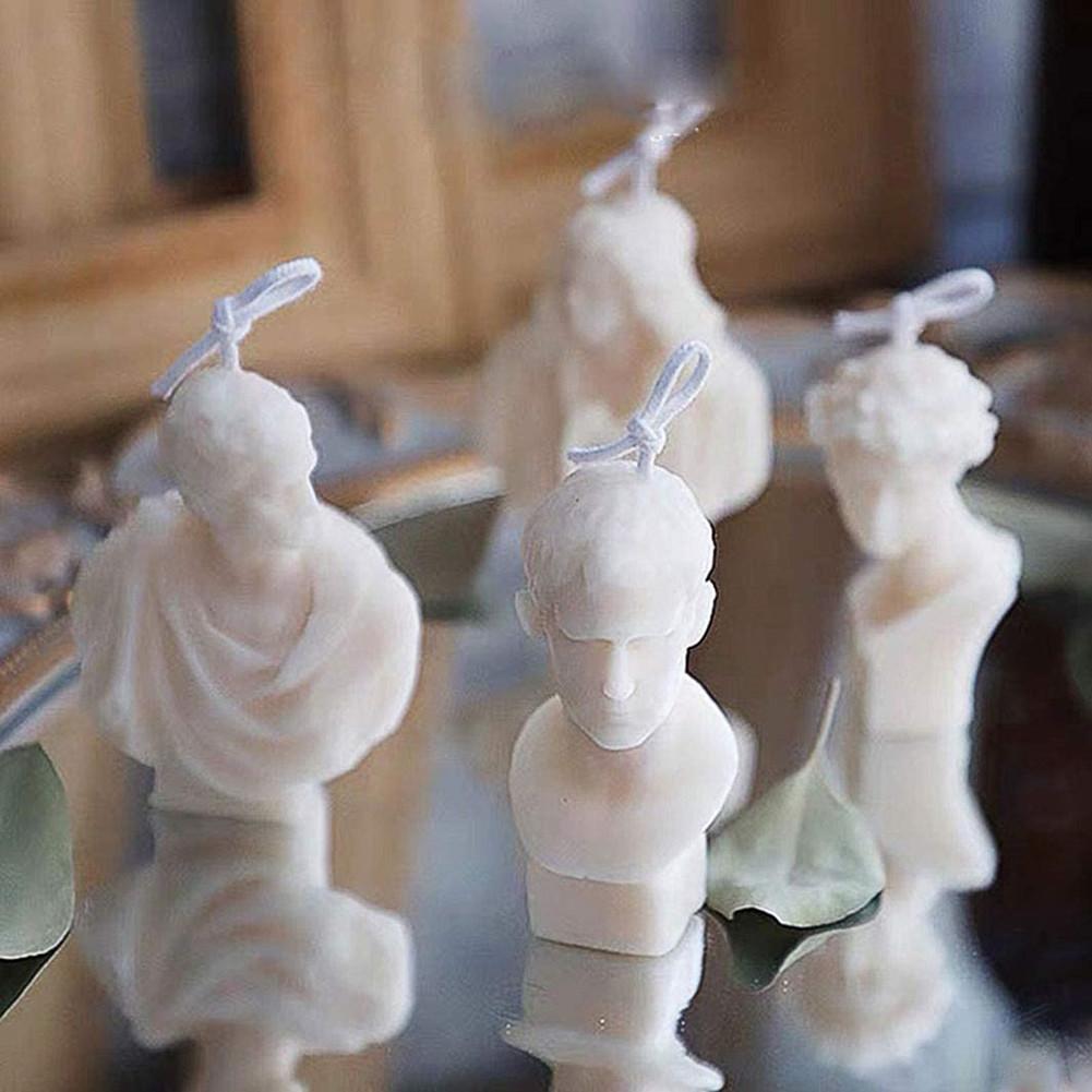 3d Bust Mold Portret Schiță Tencuială Silicon Mucegai pentru bricolaj