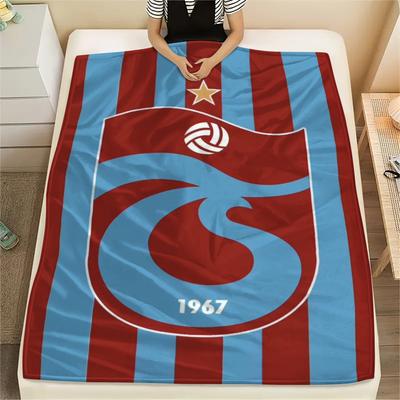 1PC Trabzonspor FC Print Flannel Blanket, High Quality Comfortable for All Seasons, Home Decor, Warmth and Comfort, Perfect for Christmas Gifts228
