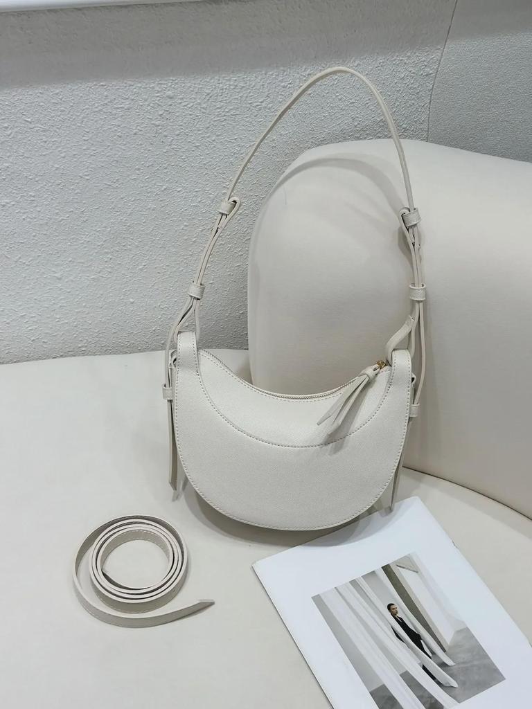 Schicke Mondsichel-Nischen-Taschen: Stilvolle Taschen mit Palmenmuster, Mond- und Achseltaschen