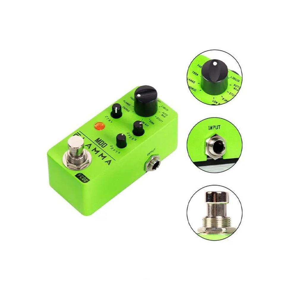FLAMMA FC05 Modulation Mini Pedal with Chorus, Flanger, Tremolo, Phaser, Vibrato and Rotary effects.