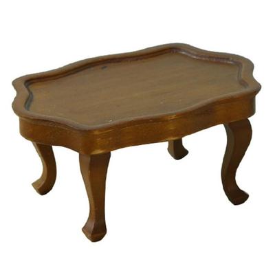 1/12 Puppenhäuser Möbel Kaffeetisch mit Vintage-Designs zur Schaffung lebensechter Szenen und eleganter Modellpräsentation