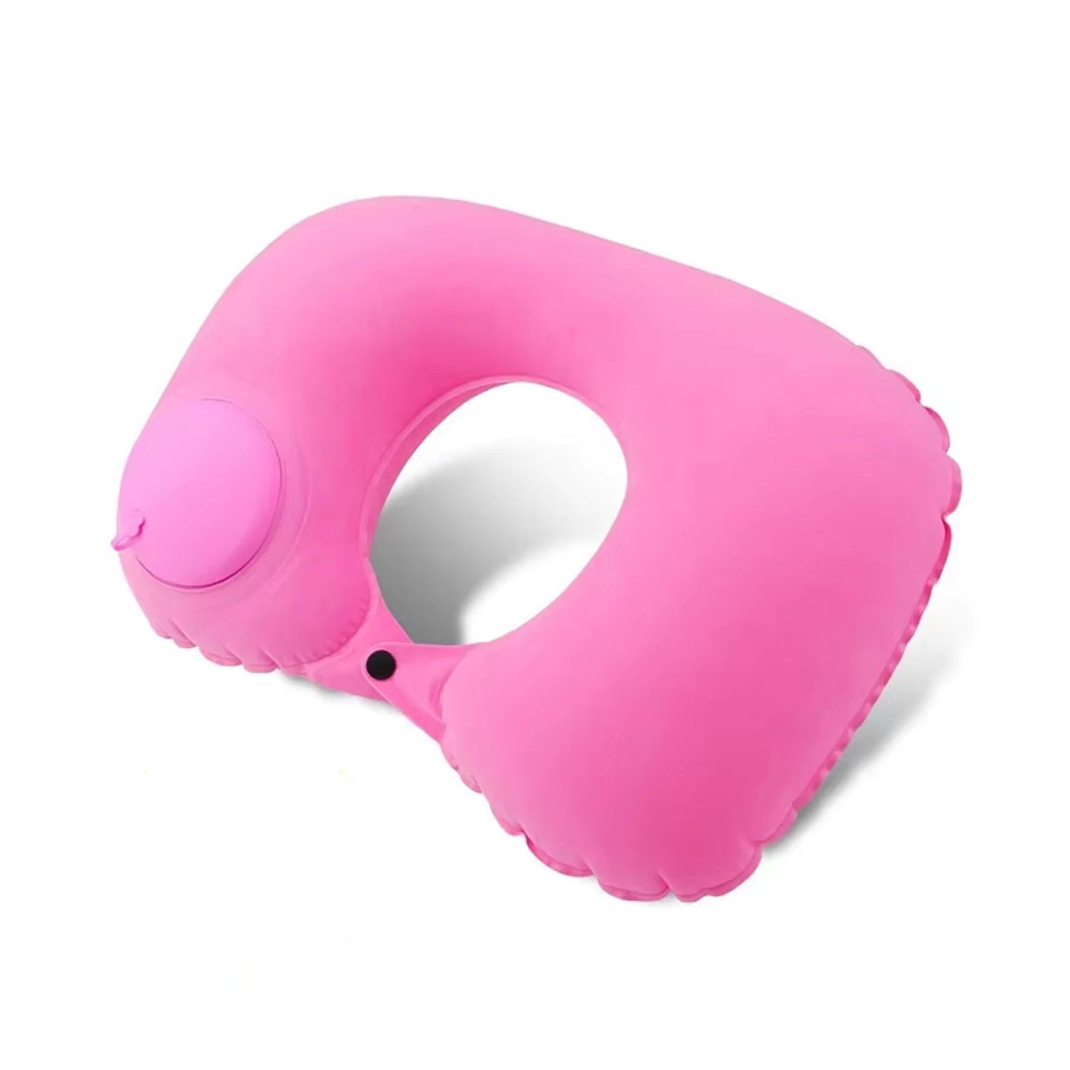 

Ultralight Inflatable Portable U Shape Neck Pillow for Plane Car Home Ultralight Inflatable Camping Blow Up Travel Air Pillow