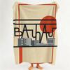 Coperta in Flanella Stile Bauhaus Adatta per Divano Soggiorno Camera da Letto
