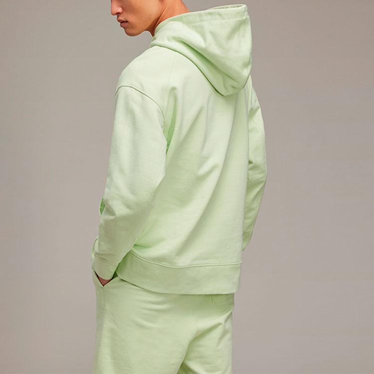 Y-3 SS22 Solid Color Hooded Pullover Sweatshirt Men Sweatshirt Green HG6218