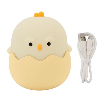 Eierschalen Küken Nachtlicht Niedlich 7 Farben Dimmbar Warmlicht RGB LED Silikon Kinderzimmer Nachttischlampe