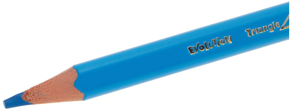 Bic Japan Big Kids Colored 12 Triangular with Pencil BKEVOTRI12E Pencils, Colors, Shaft, Sharpener,