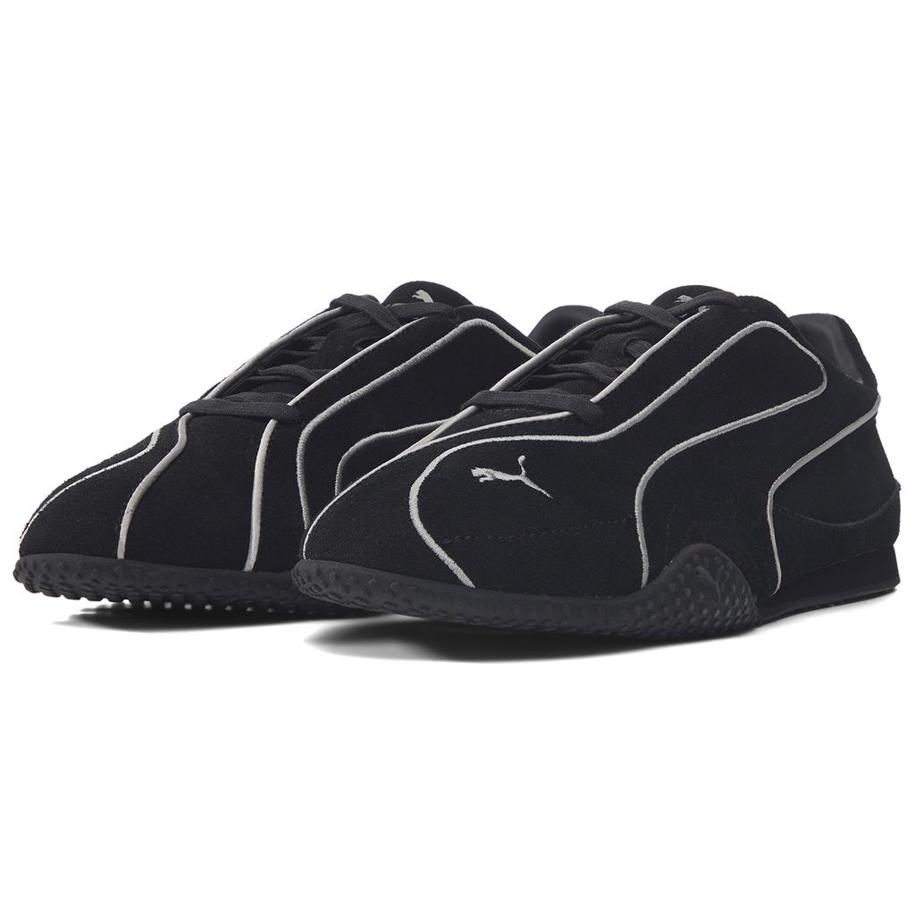 Puma Bella V2 Monosuede Low Top Racing Casual Shoes Men sneakers Black 406795-01