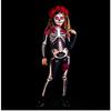 Kids Womens Halloween Costume Skeleton Cosplay Bodysuit Skinny Catsuit Jumpsuit