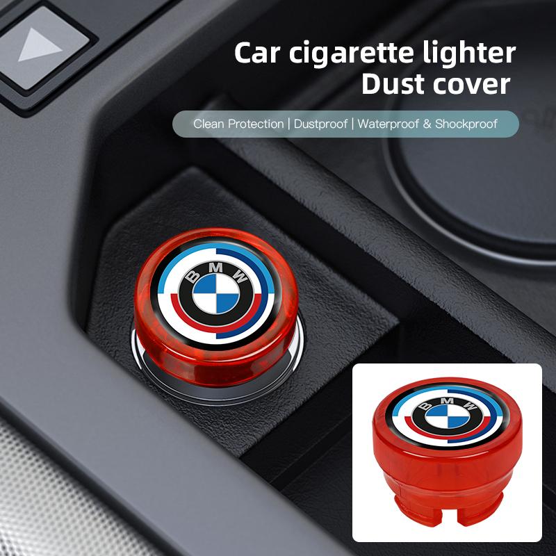 Car Cigarette Lighter Cover DustProof Decoration Cap For BMW Series i3 i4 G07 G06 G05 G02 G01 F48 F39 G42 G30 G20 G26 F01 F02