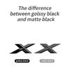 Suitable for BMW X1 X2 X3 X4 X5 X6 X7 F49 U12 F39 G08 G18 F15 F25 F26 G01 G02 G05 G06 G07  and Tail Letters Silver Black